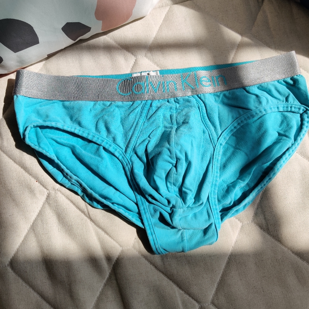 Calvin Klein Briefs, Baby Blue/Teal, L